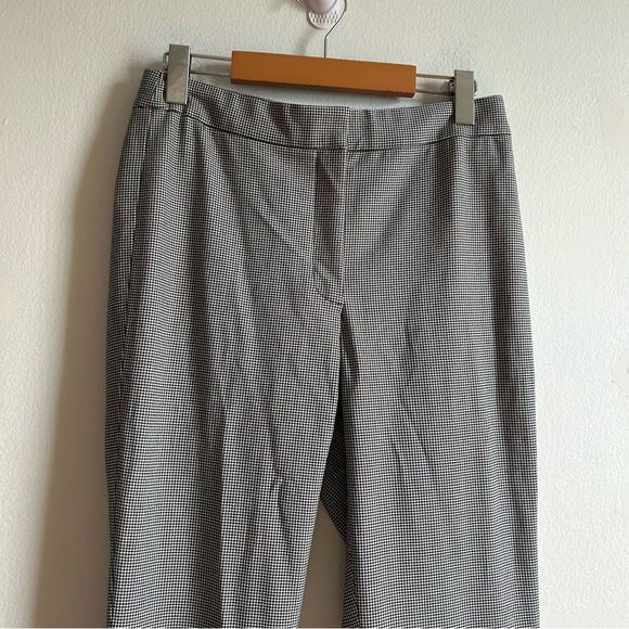 Aritzia Babaton Numero Grey Houndstooth Tailored Slit Hem Pants - Picture 3 of 13